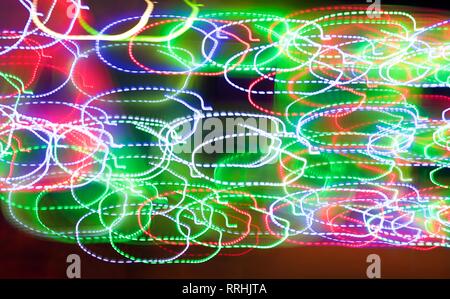Abstract colored neon light backgrounf Stock Photo