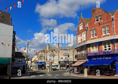 The Parade, Swanage Town, Isle of Purbeck, Dorset, England, United Kingdom, Europe Stock Photo