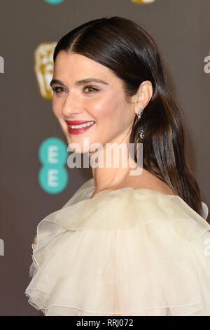 English actress Rachel Weisz attends the EE British Academy Film Awards at The Royal Albert Hall in London. 10th February 2019 © Paul Treadway Stock Photo