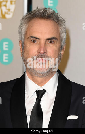 Mexican director Alfonso Cuaron attends the EE British Academy Film Awards at The Royal Albert Hall in London. 10th February 2019 © Paul Treadway Stock Photo