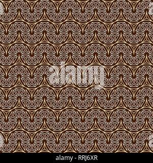 Polygon line and seamless background. Stock Vector