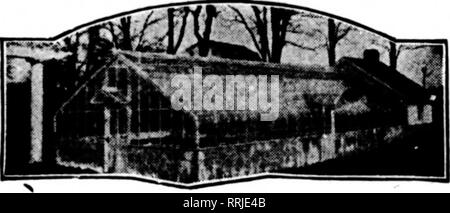 . Florists' review [microform]. Floriculture. CUT-TO-FIT GREENHOUSES with all the technical work done by experts in our bis factory, milled to go together exactly, shipped knocked down and can easily be erected from our plans by any carpenter. This gives you the highest grade of technical skill, the latest approved features, and the low- est possible price, with minimum freight charges. Made of everlasting red cypress, carefully se- lected. Any size. Can be enlarged as desired. Workmanship and material guaranteed. Send for description and learn the low price CALLAHAN DUO-GLAZED SASH CO. 1810 F Stock Photo