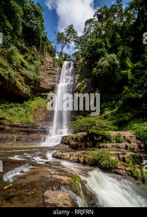 Juan Curi Waterfall near San Gil, Santander Department, Colombia, South America Stock Photo