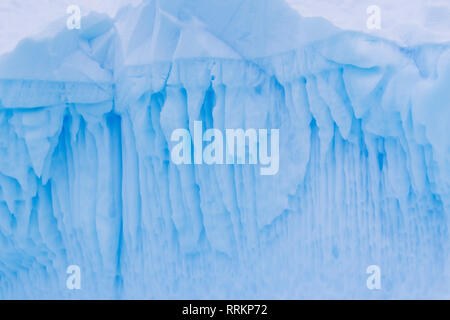 Iceberg scenery, Wilhelmina Bay, Antarctica, 13 January 2019 Stock Photo