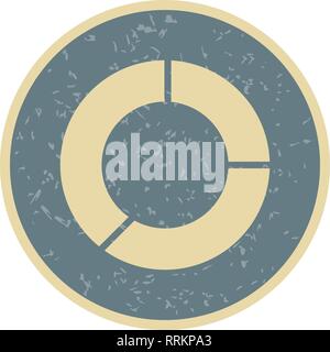 Pie Chart Vector Icon Sign Icon Vector Illustration For Personal And Commercial Use... Clean Look Trendy Icon... Stock Vector