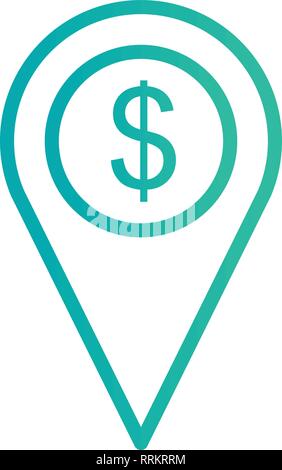 Business Location Vector Icon Sign Icon Vector Illustration For Personal And Commercial Use... Clean Look Trendy Icon... Stock Vector