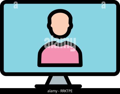 Online Work Vector Icon Sign Icon Vector Illustration For Personal And Commercial Use... Clean Look Trendy Icon... Stock Vector