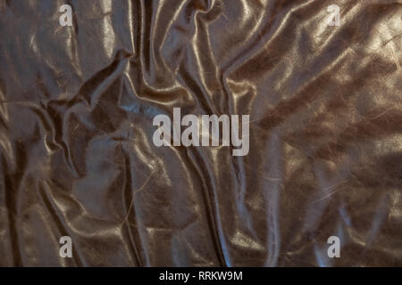 Leather with corrugation background close up Stock Photo