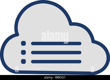 Cloud Data Vector Icon Sign Icon Vector Illustration For Personal And Commercial Use... Clean Look Trendy Icon... Stock Vector