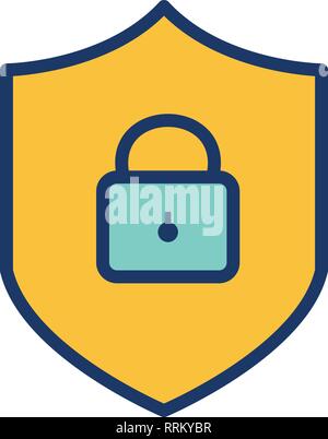 Online Protection Vector Icon Sign Icon Vector Illustration For Personal And Commercial Use... Clean Look Trendy Icon... Stock Vector