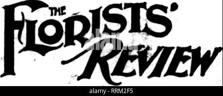 . Florists' review [microform]. Floriculture. OF. TO iwr is5J^KiCx&lt;= ..-'.-s/ NOVEMBER 16 [The Special Number is one week later than usual this year, because Thanks- giving does not come until November 30.] The ONE way to reach the Trade Buyers is through this ANNUAL SPECIAL NUMBER, a fortnight before Thanksgiving, and just at the right time for the BIG BUSINESS. TIME TO START THE ADVERTISING OF CHRISTMAS NOVELTIES Last Forms Close Tuesday, November 14 THE ALBUM OF DESIGNS (Fourth Edition) Printed on Art paper and a real help in any place where Flowers are sold to the public. 75c per copy»  Stock Photo