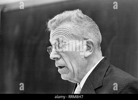 Asperger, Hans, 18.2.1906 - 21.10.1980, Austrian pediatrician and remedail teacher, portrait, at a meeting, circa 1970, Additional-Rights-Clearance-Info-Not-Available