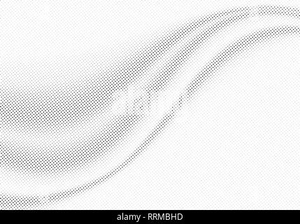 Abstract white cloth smooth soft wave background and texture halftone style. Vector illustration Stock Vector