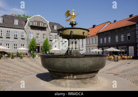 Marktplatz Goslar, Harz, Niedersachsen, Deutschland Stock Photo