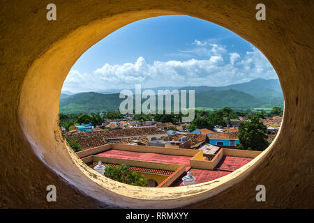 Lookout over the city of Trinidad, Cuba Stock Photo