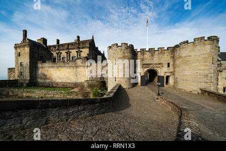 Stirling Castle in Stirling , Scotland, UK Stock Photo