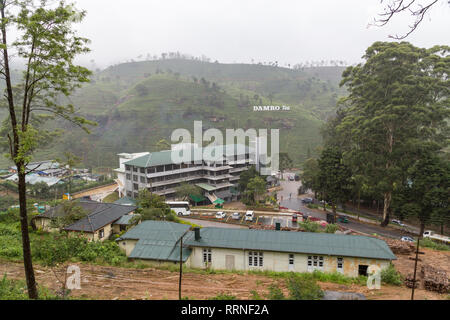 Damro Labookellie Tea Factory in Sri Lanka Stock Photo