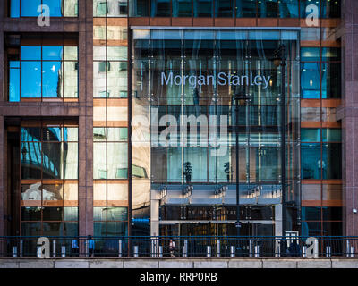 morgan stanley uk headquarters, canary wharf, london, england Stock ...