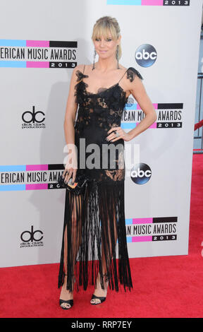 LOS ANGELES, CA - NOVEMBER 24: Model/television personality Heidi Klum attends the 2013 American Music Awards on November 24, 2013 at Nokia Theatre L.A. Live in Los Angeles, California. Photo by Barry King/Alamy Stock Photo Stock Photo