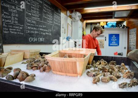 Oyster Bar, Borough Market, London, England Stock Photo: 39417517 - Alamy