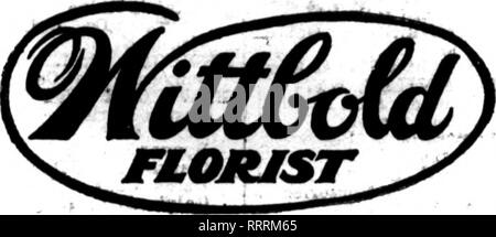 . Florists' review [microform]. Floriculture. rv,?&quot;&gt;&quot;T/v&quot;' OCTOBEE-1, 1914. The Florists^ Review 53 LEADING RETAIL FLORISTS Ike retail florisb whose cards appear on the pases carrying this bead, are prepared to fill orders from other florists for local delivery on the asaal huis. if yoa wish to be represented under this headinc, now is the time to place your order. CHICAGO Send Yoyr Orders la«» William J. SMYTH miember Florists* Telegraph Delivery Association. Michigan Ave., at 31st Sic The nnezcelled facilities of the Bmst WIENHOEBER Oompany ue available to the trade for fil Stock Photo