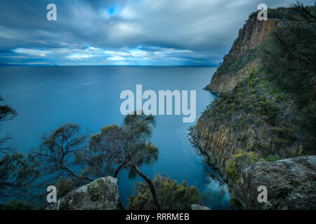 Oceania, Australia, Australian, Tasmania, Bruny Island, South Bruny National Park, Fluted Cape Stock Photo