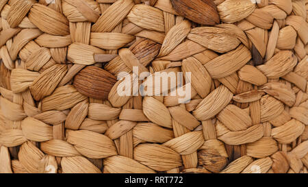 Handmade rattan texture for background, empty space Stock Photo