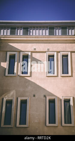 Windows of vintage building Stock Photo