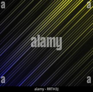 Dark background with subtle abstract waves from lines of different colors. Cover or background for presentation Stock Vector