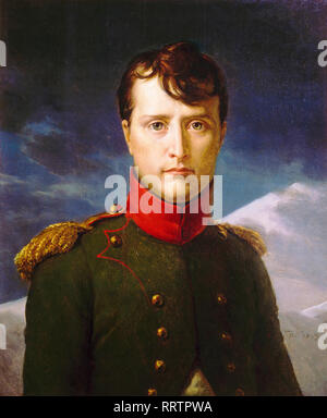 Napoleon Bonaparte, First Consul, 1803, portrait painting by Francois Gerard Stock Photo