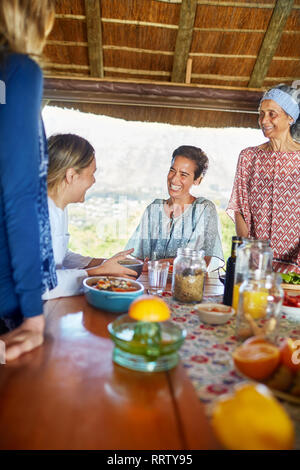 Young Woman Eating A Healthy Breakfast Of A Bowl Of Cereals Isolated 