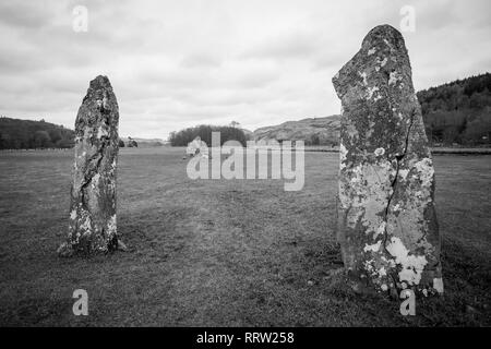 Kilmartin Glen, Temple Wood Stone Circle Stock Photo