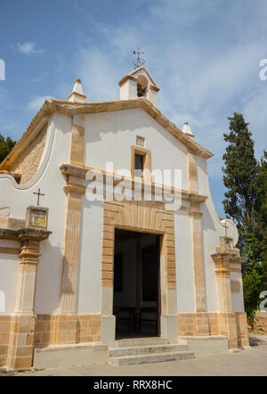 El Calvari chapel in Pollenca town, Mallorca (Majorca), Balearic Islands, Spain Stock Photo