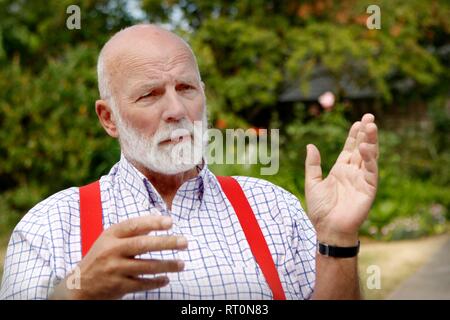 Charles Martell, the High Sheriff of Gloucestershire, a farmer, cheesemaker and distiller. Stock Photo