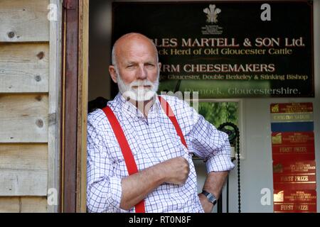 Charles Martell, the High Sheriff of Gloucestershire, a farmer, cheesemaker and distiller. Stock Photo