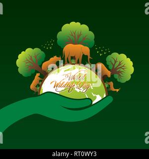 Wild forest banner vector concept Stock Vector Image & Art - Alamy
