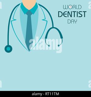 World Dentist Day design, 6 March ,vector illustration Stock Vector