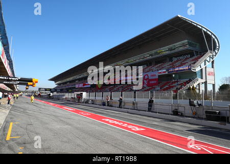 Second Winter Testing 2019; Barcellona; Montmelo'; Circuit of Catalunya, 26 February to 1 March 2019 Stock Photo