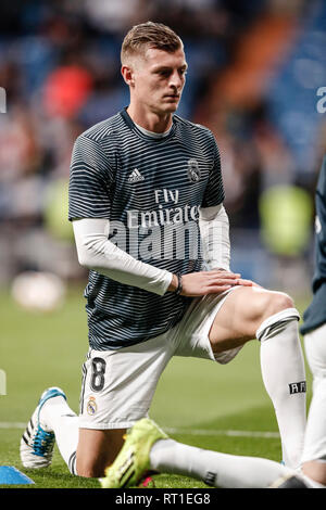 Toni Kroos of Real Madrid during the Spanish championship Liga football