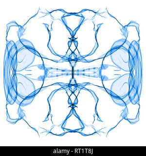 Beautiful abstract symmetry figure. Hand drawn linear abstract pattern for banners, logo, postcards, wallpapers etc. Stock Photo