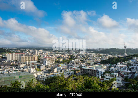 Japan, Okinawa, View over Naha Stock Photo