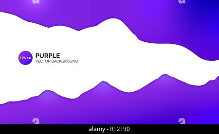 Abstract background. Purple gradient. White centre Stock Vector