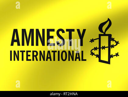 Amnesty International logo Stock Photo