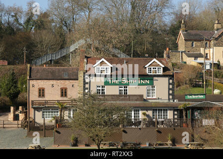 The Ship inn, Highley, Bridgnorth, Shropshire, England, UK. Stock Photo