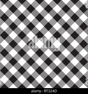 Vector seamless texture with vichy cage ornament Stock Vector