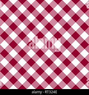 Vector seamless texture with vichy cage ornament Stock Vector