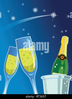 Toast background Stock Vector