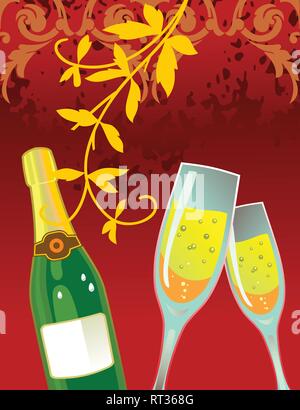 Toast background Stock Vector