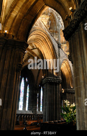 Religious and cultural tourism: Glasgow Cathedral, Scotland, United Kingdom Stock Photo