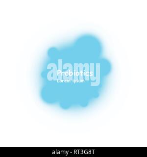 Cell background. Biology, Science background with cells. Biology background. Abstract vector cells illustration. Microscope view Stock Vector